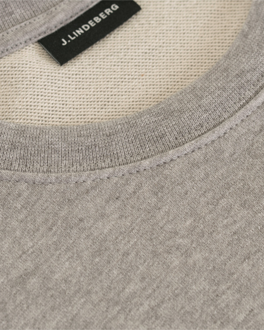 Homme | Pulls Et Tricots | J.Lindeberg | Throw Loop Sweatshirt Light Grey