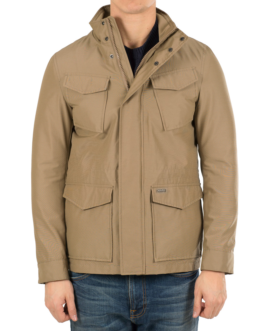 Homme | Manteaux Et Vestes | Woolrich | Travel Field Jacket Deep Bog