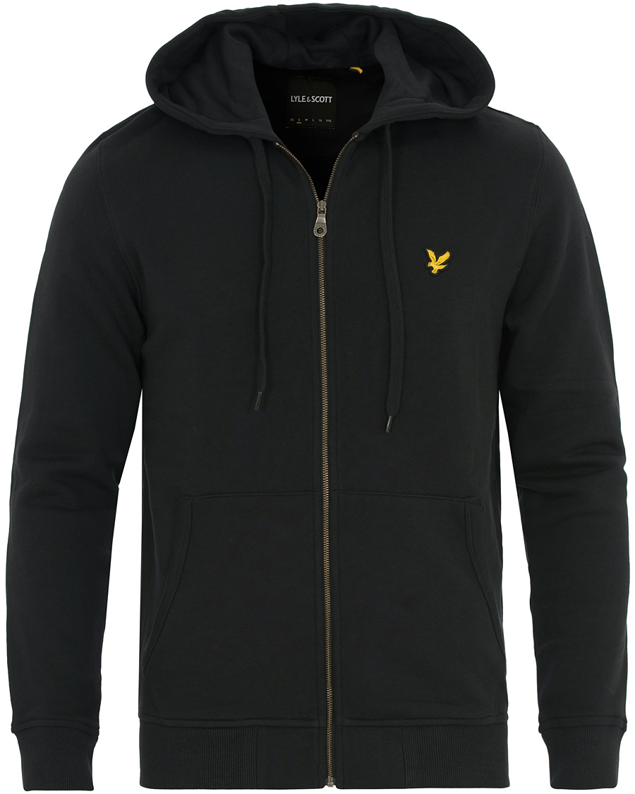 Homme | Pulls Et Tricots | Lyle & Scott | Zip Through Hoodie True Black