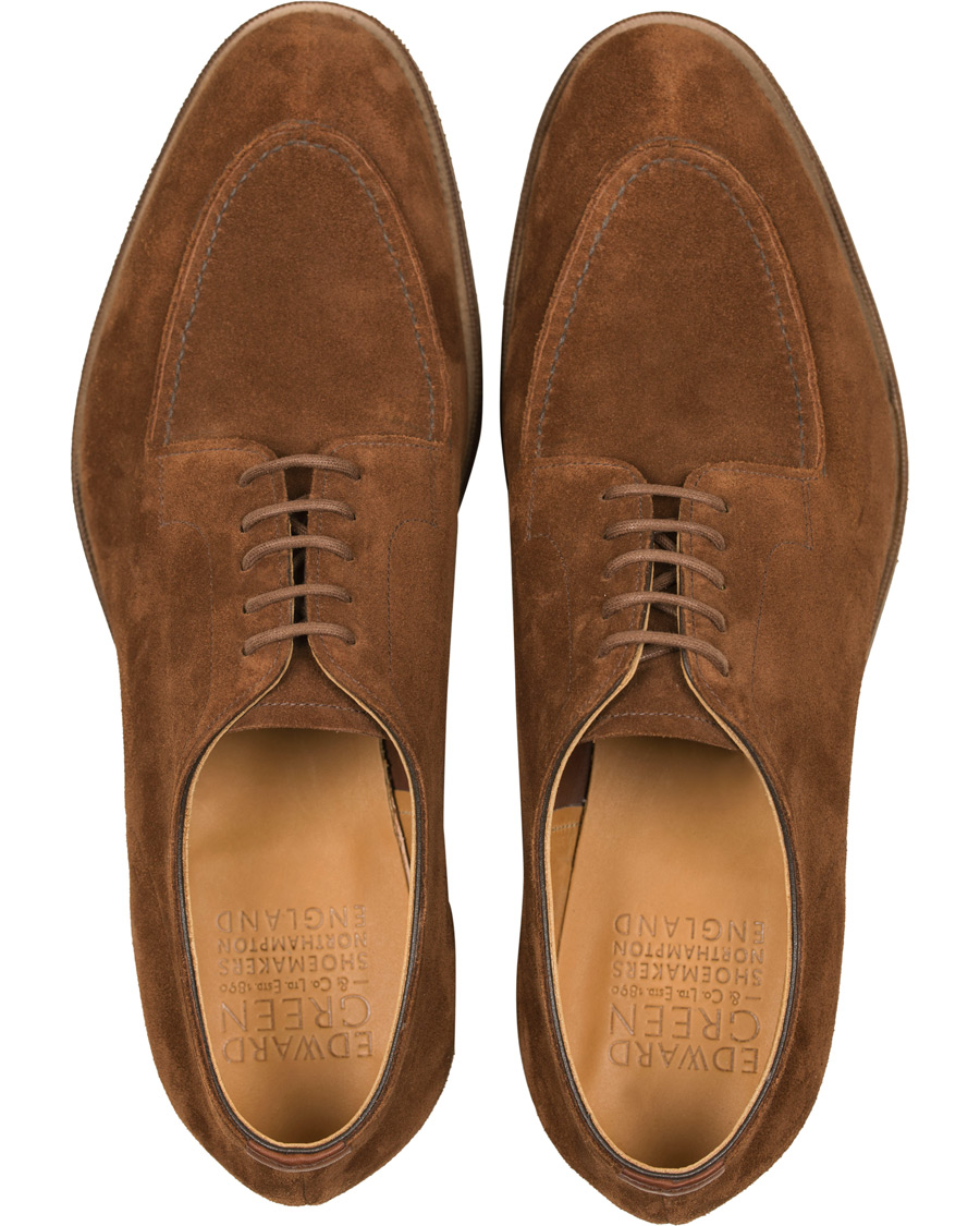 Homme | Edward Green Dover Unlined Split Toe Derby Polo Suede | Edward Green | Dover Unlined Split Toe Derby Polo Suede
