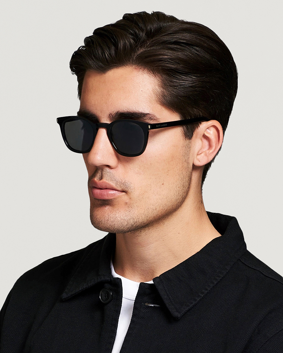 Homme | Lunettes De Soleil | Saint Laurent | SL 28 Sunglasses Black