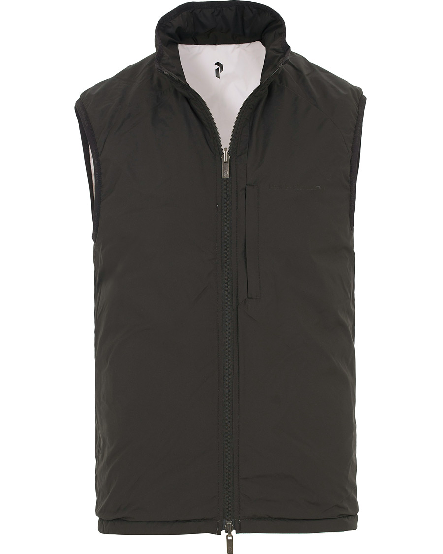 Homme | Manteaux Et Vestes | Peak Performance | Levin Quilted Reversible Vest Black/White