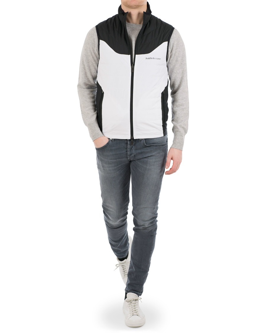 Homme | Manteaux Et Vestes | Peak Performance | Levin Quilted Reversible Vest Black/White