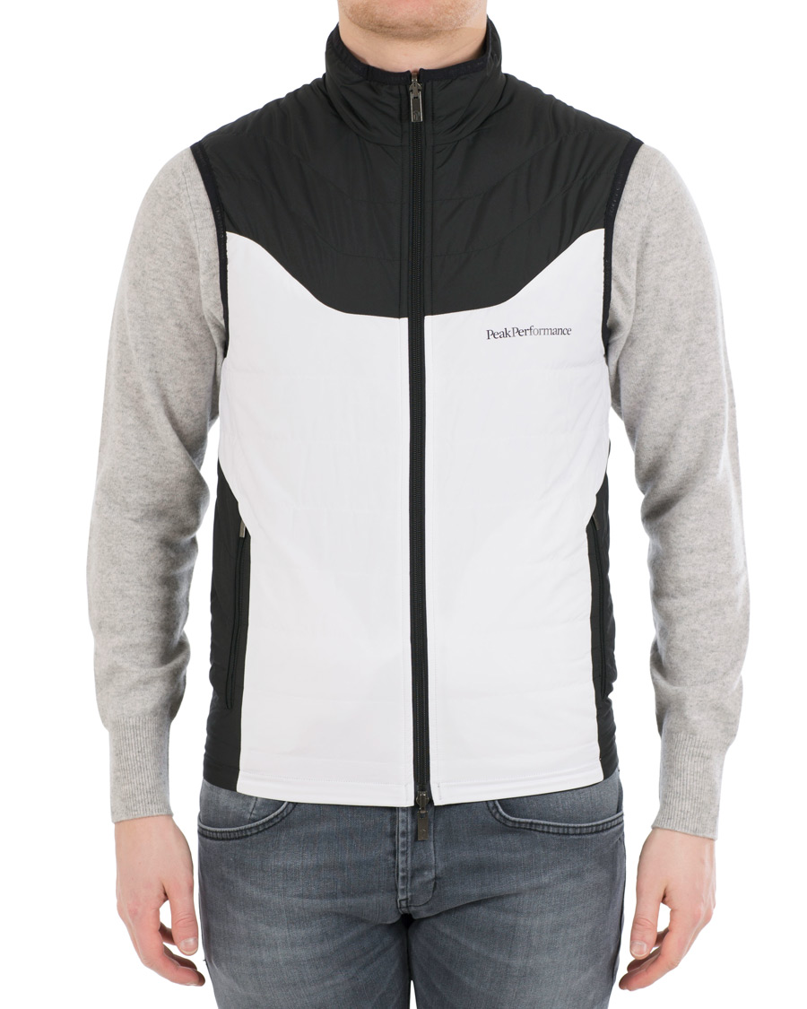 Homme | Manteaux Et Vestes | Peak Performance | Levin Quilted Reversible Vest Black/White