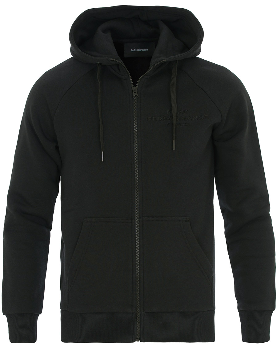 Homme | Pulls Et Tricots | Peak Performance | Original Full Zip Hoodie Black