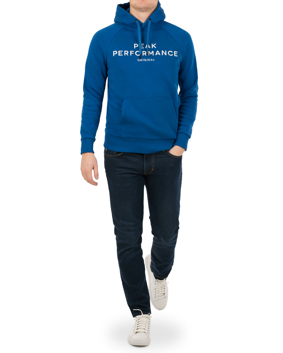 Homme | Pulls Et Tricots | Peak Performance | Logo Hoodie True Blue