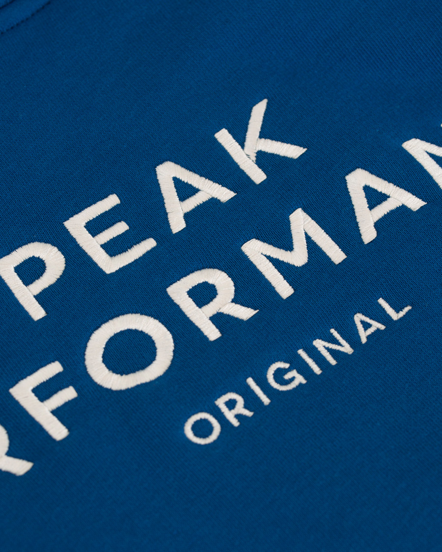 Homme | Pulls Et Tricots | Peak Performance | Logo Hoodie True Blue
