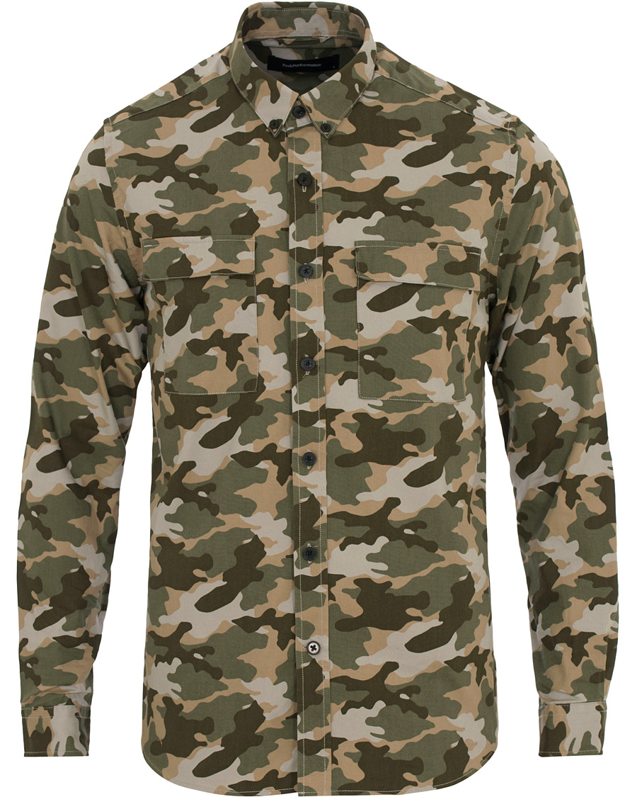 Homme | Chemises | Peak Performance | Dean Camo Shirt Green