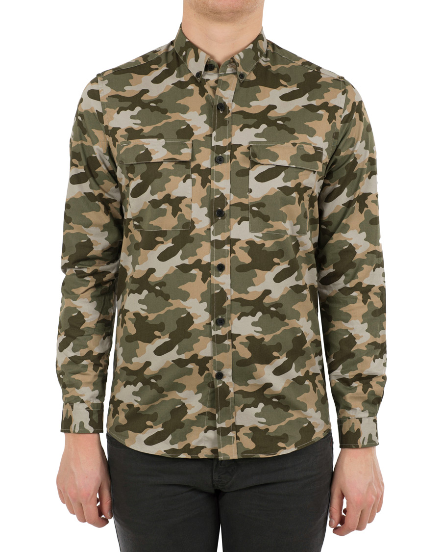 Homme | Chemises | Peak Performance | Dean Camo Shirt Green