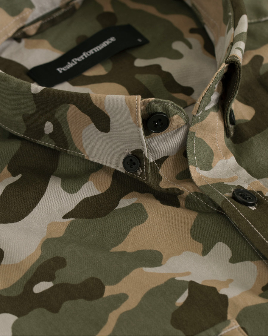 Homme | Chemises | Peak Performance | Dean Camo Shirt Green