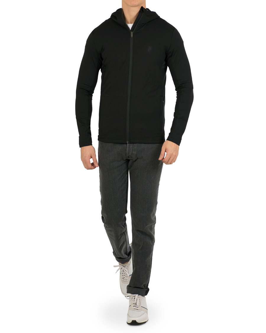 Homme | Pulls Et Tricots | Peak Performance | Ace Mid Tech Full Zip Hoodie Black