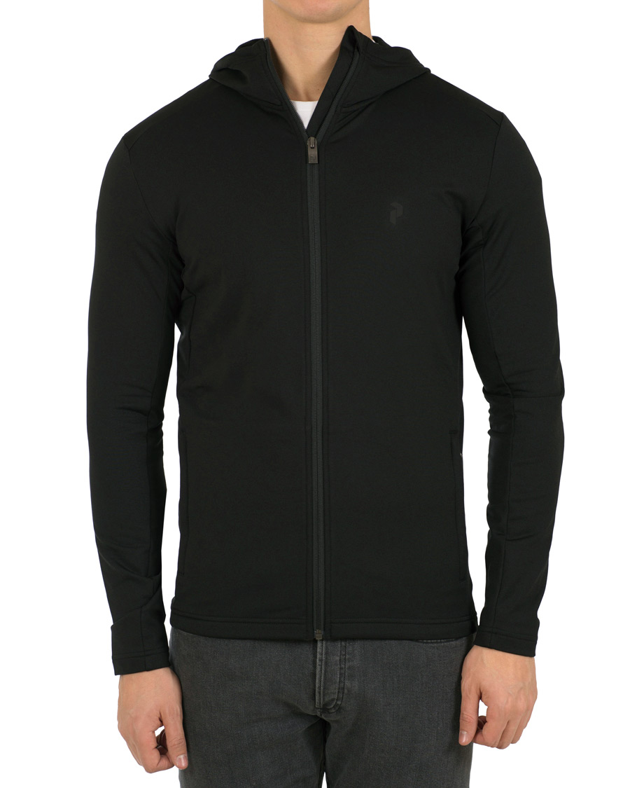 Homme | Pulls Et Tricots | Peak Performance | Ace Mid Tech Full Zip Hoodie Black