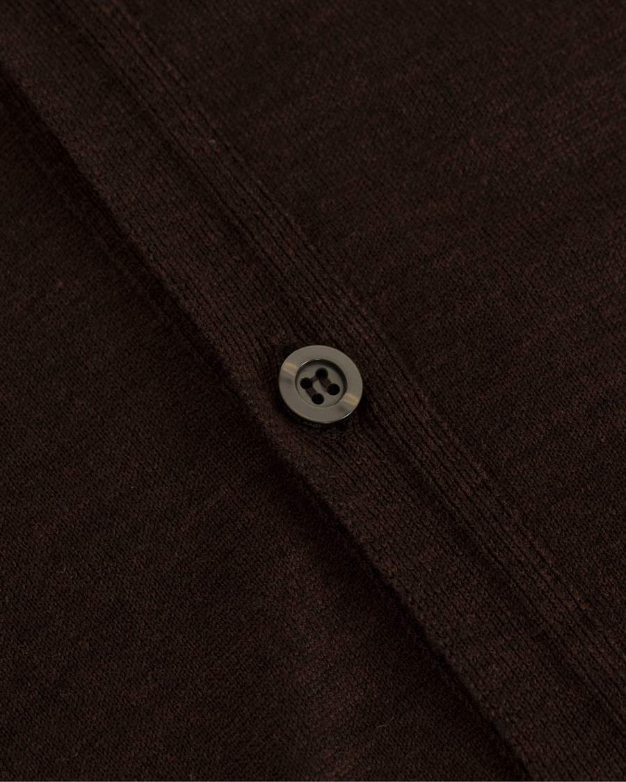 Homme | Pulls Et Tricots | John Smedley | Petworth Merino Cardigan Chestnut