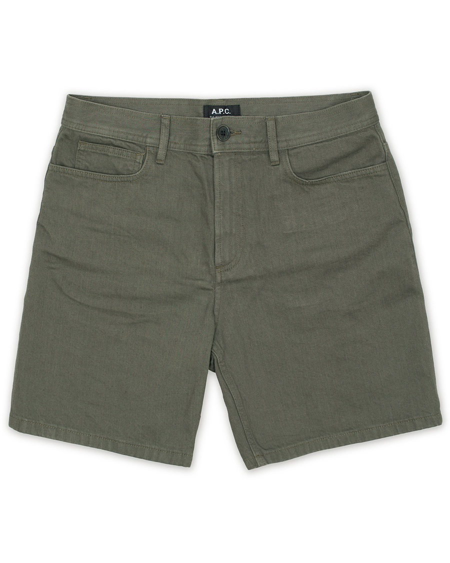 Homme | Shorts | A.P.C. | Denim Shorts Khaki Grey