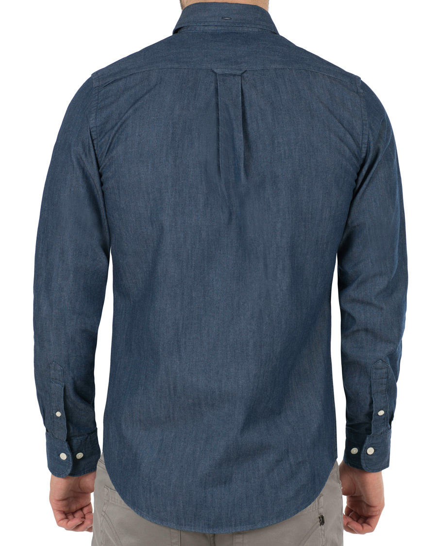 Homme | Chemises | GANT | Button Down Denim Beacons Project Shirt Dark Indigo