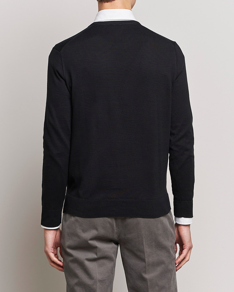Homme | Pulls Et Tricots | Polo Ralph Lauren | Pima Cotton Crew Neck Pullover Polo Black