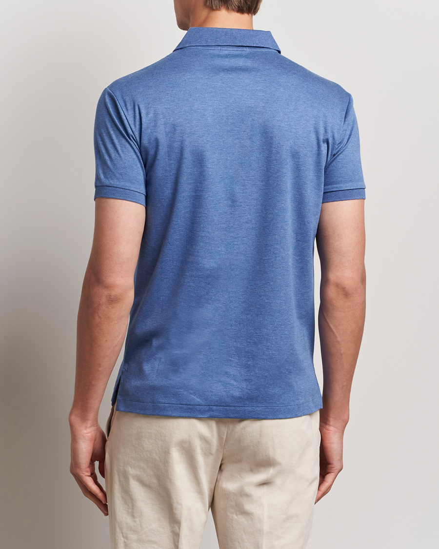 Homme | Polos | Polo Ralph Lauren | Slim Fit Pima Cotton Polo Faded Royal