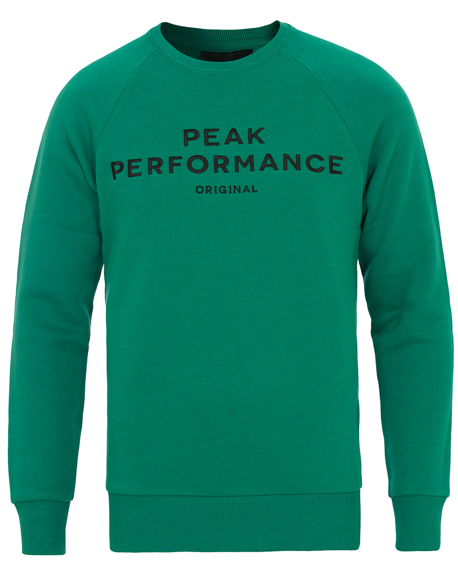 Homme | Pulls Et Tricots | Peak Performance | M Logo Crew Neck Sweatshirt Shady Green