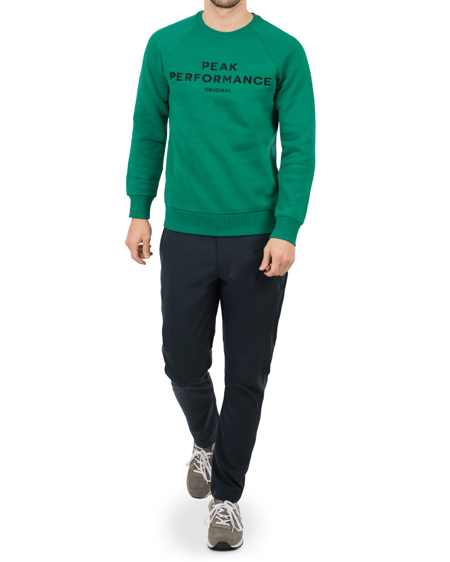 Homme | Pulls Et Tricots | Peak Performance | M Logo Crew Neck Sweatshirt Shady Green