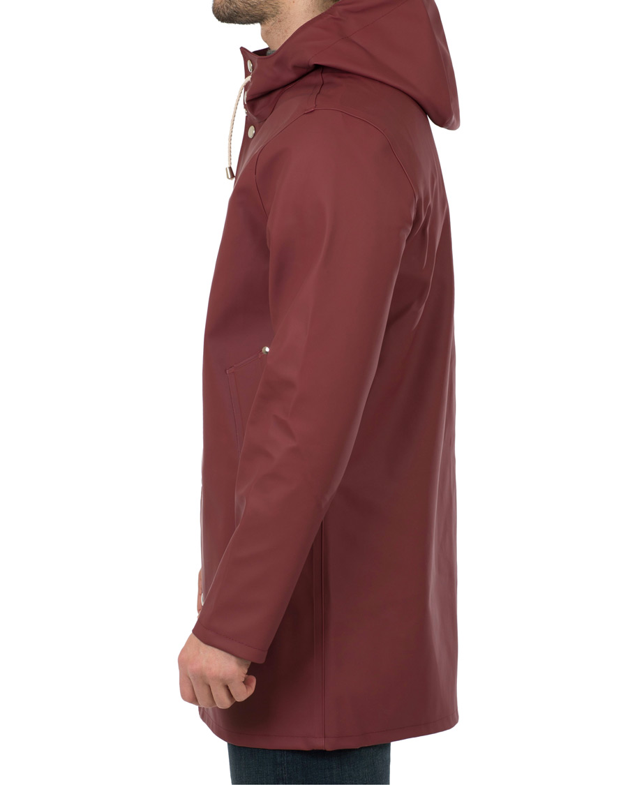 Homme | Manteaux Et Vestes | Stutterheim | Stockholm Raincoat Burgundy