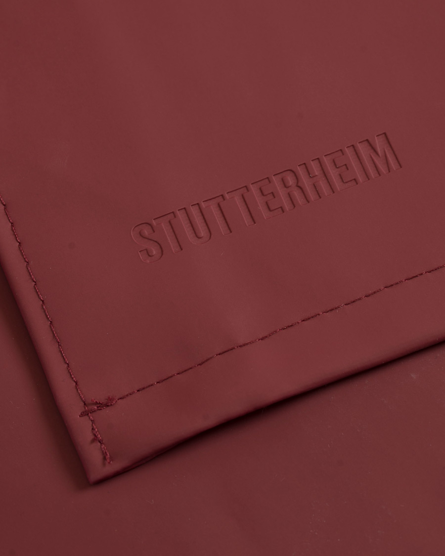 Homme | Manteaux Et Vestes | Stutterheim | Stockholm Raincoat Burgundy
