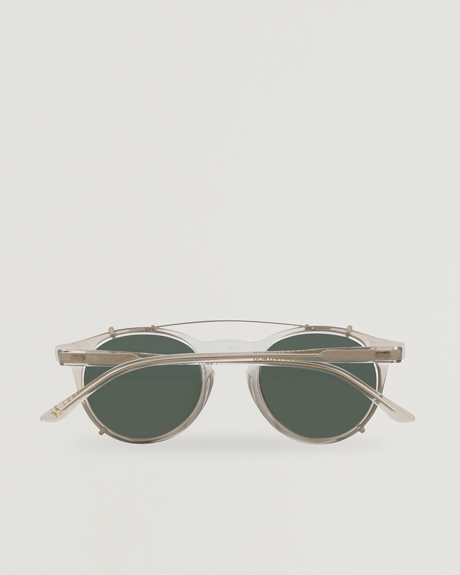 Homme | Lunettes De Soleil | TBD Eyewear | Pleat Clip On Sunglasses Transparent