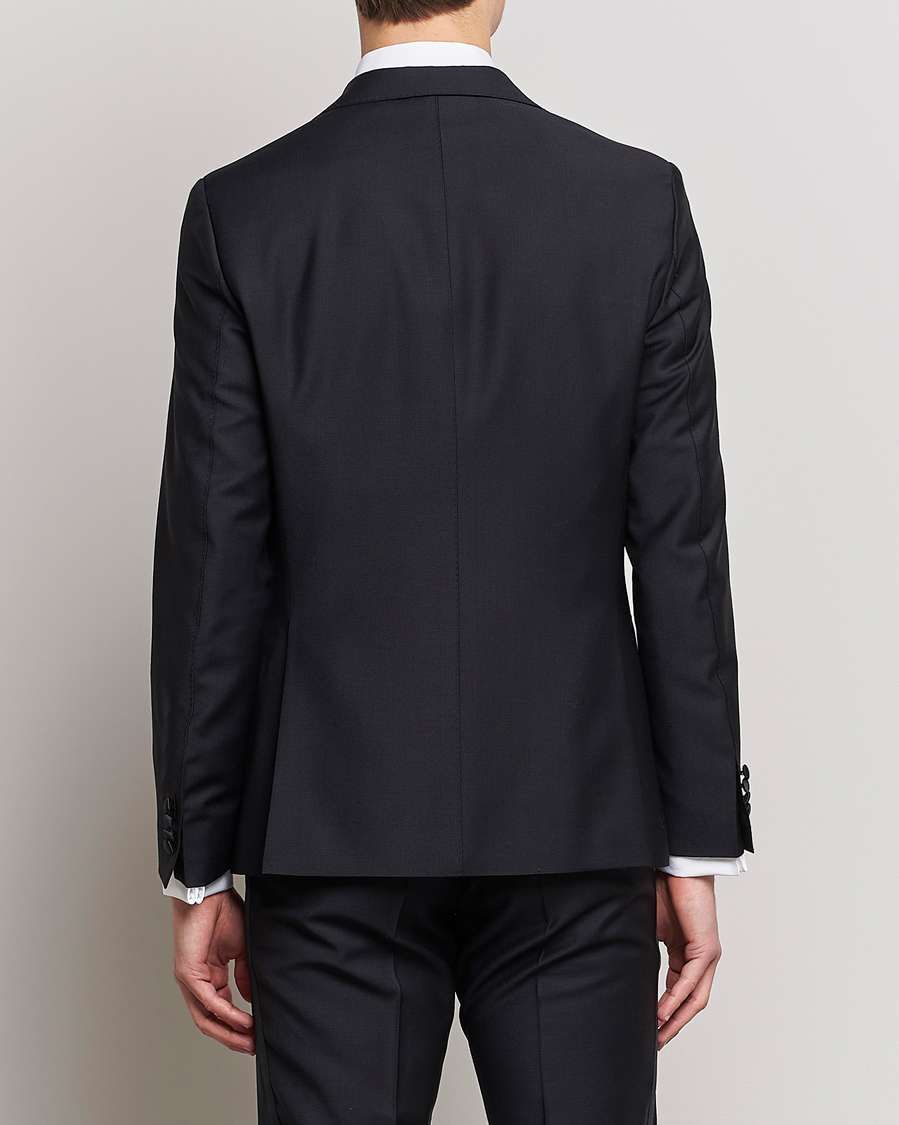 Homme | Blazers | Oscar Jacobson | Elder Tuxedo Blazer Black