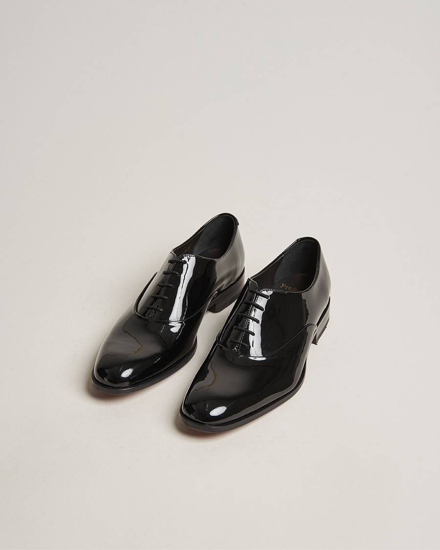 Homme | Chaussures En Cuir Verni | Loake Shoemakers | Loake Lifestyle Patent Black
