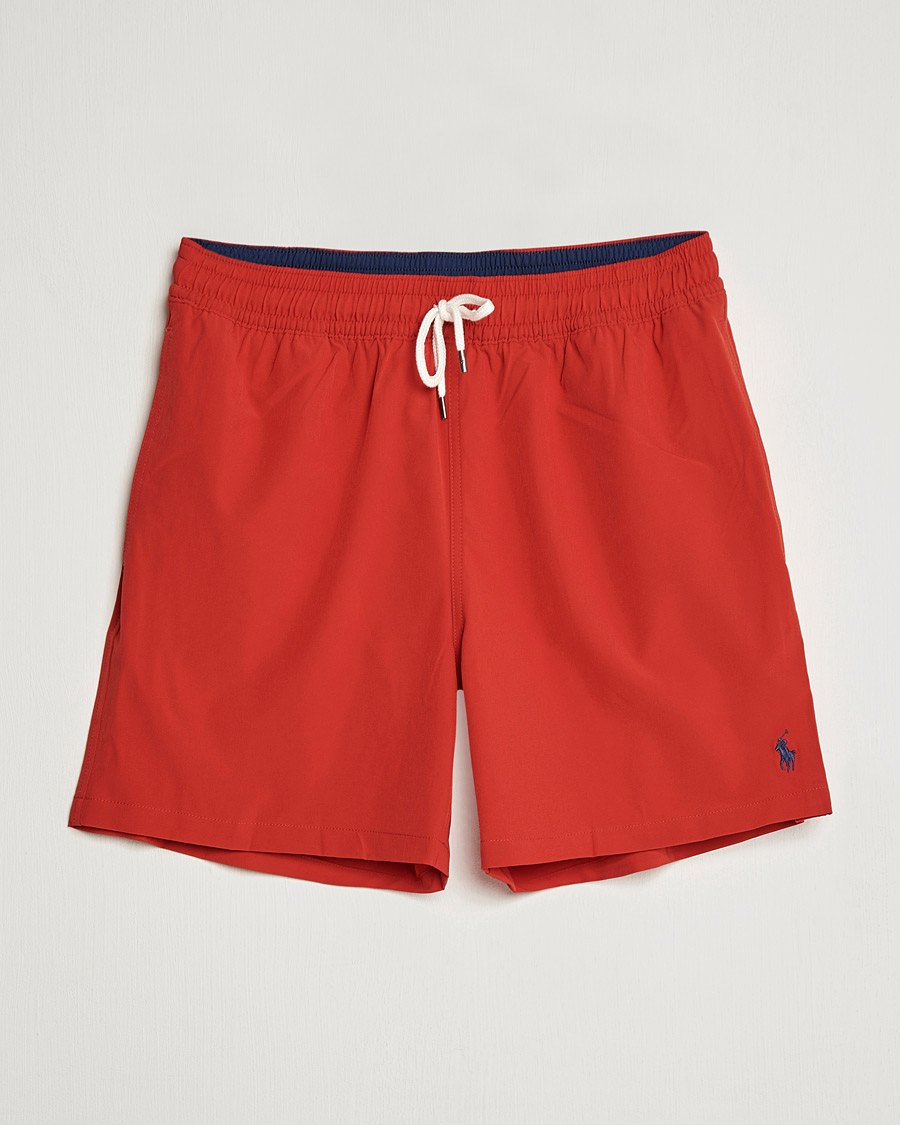 Homme | Maillots De Bain | Polo Ralph Lauren | Traveler Boxer Swim Shorts RL Red