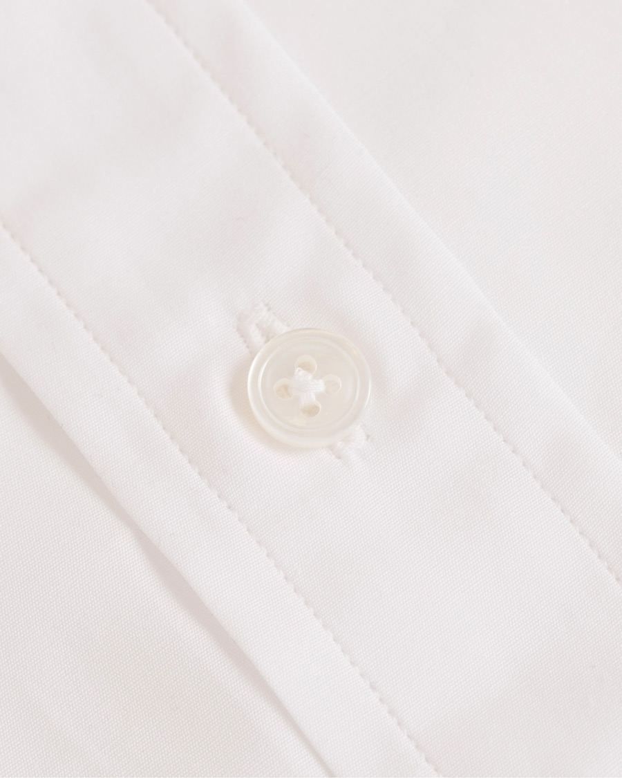 Homme | Chemises | Drake's | Slim Fit Poplin Shirt White