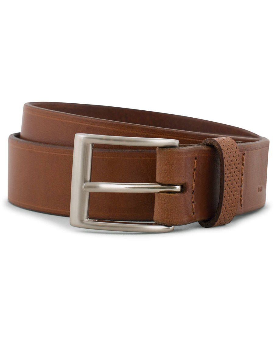 Homme | Tärnsjö Garveri Leather Belt 3cm Cognac | Tärnsjö Garveri | Leather Belt 3cm Cognac