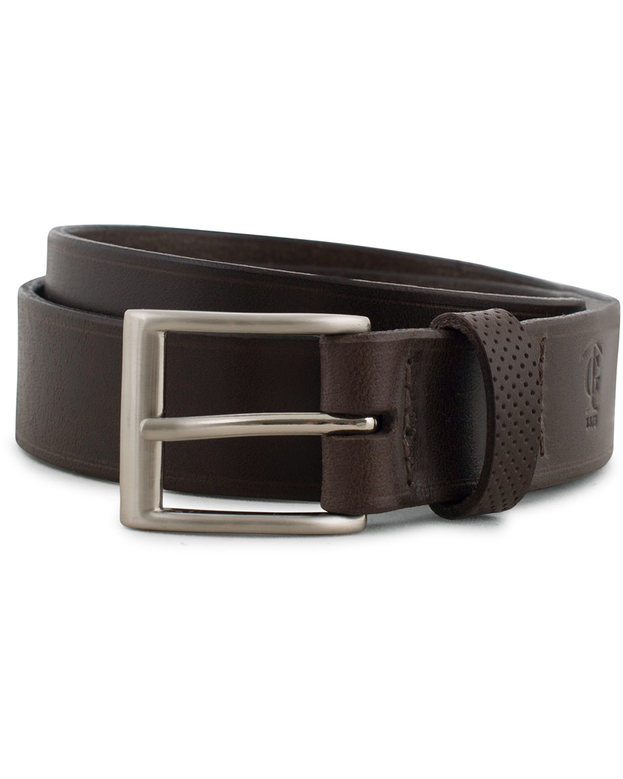 Homme | Tärnsjö Garveri Leather Belt 3cm Dark Brown | Tärnsjö Garveri | Leather Belt 3cm Dark Brown