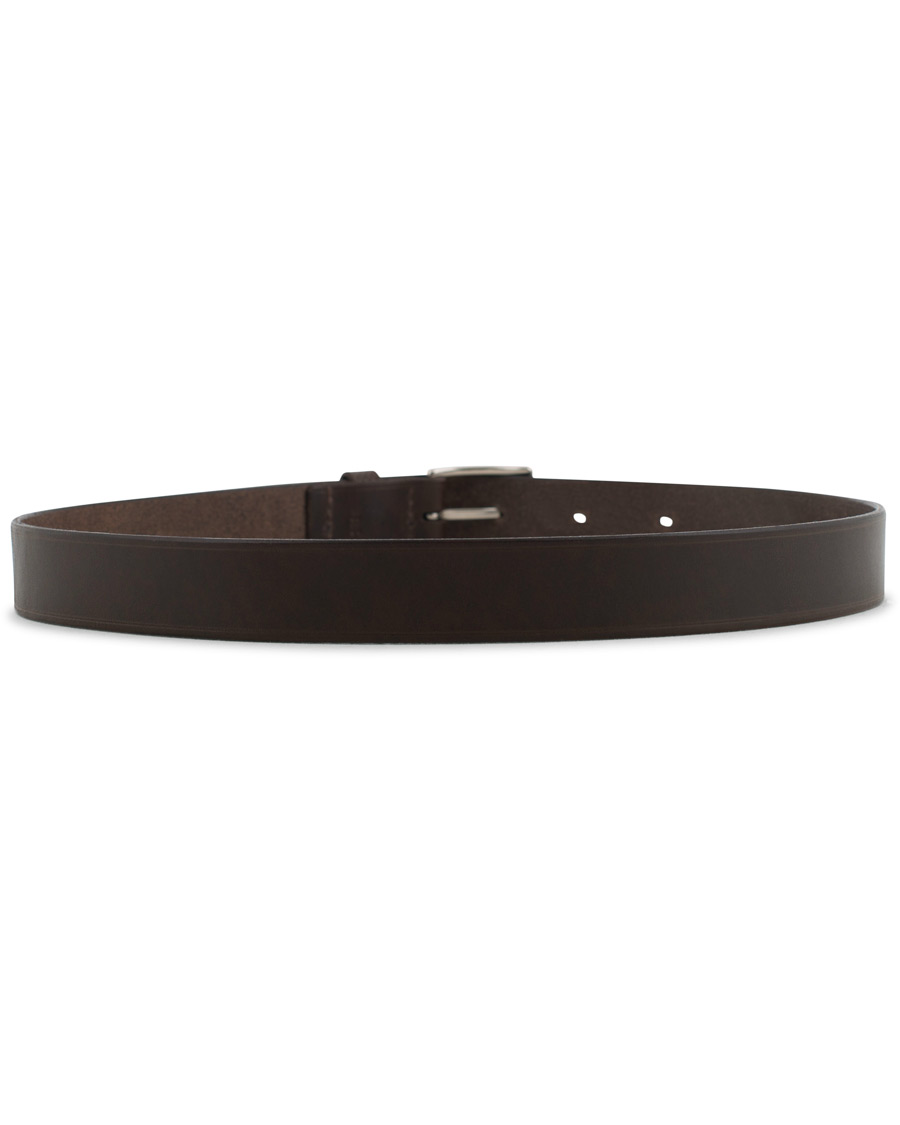 Homme | Tärnsjö Garveri Leather Belt 3cm Dark Brown | Tärnsjö Garveri | Leather Belt 3cm Dark Brown