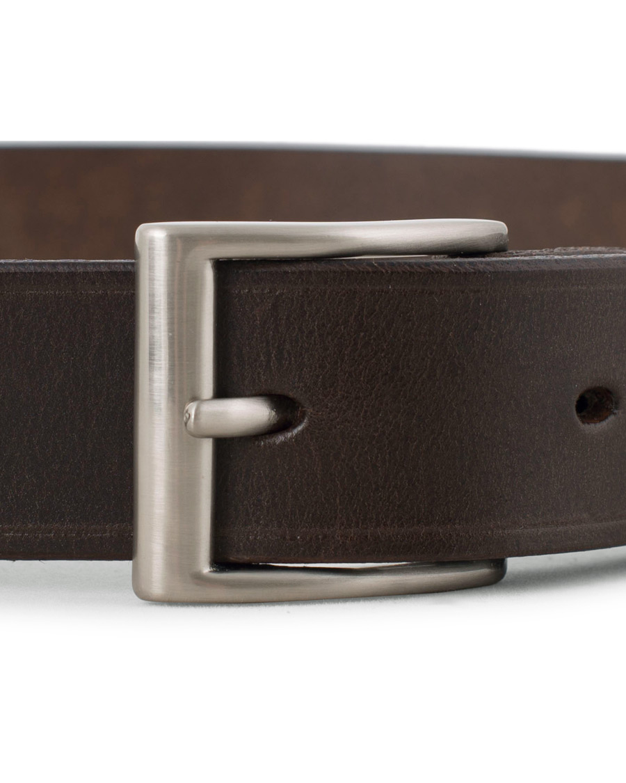Homme | Tärnsjö Garveri Leather Belt 3cm Dark Brown | Tärnsjö Garveri | Leather Belt 3cm Dark Brown