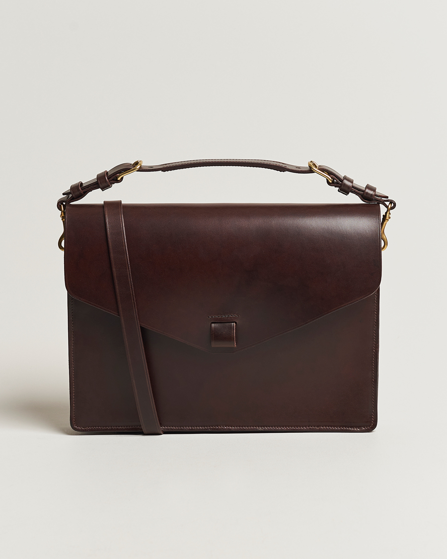 Homme | Sacs | Tärnsjö Garveri | Messenger Bag 3-In-1 Dark Brown