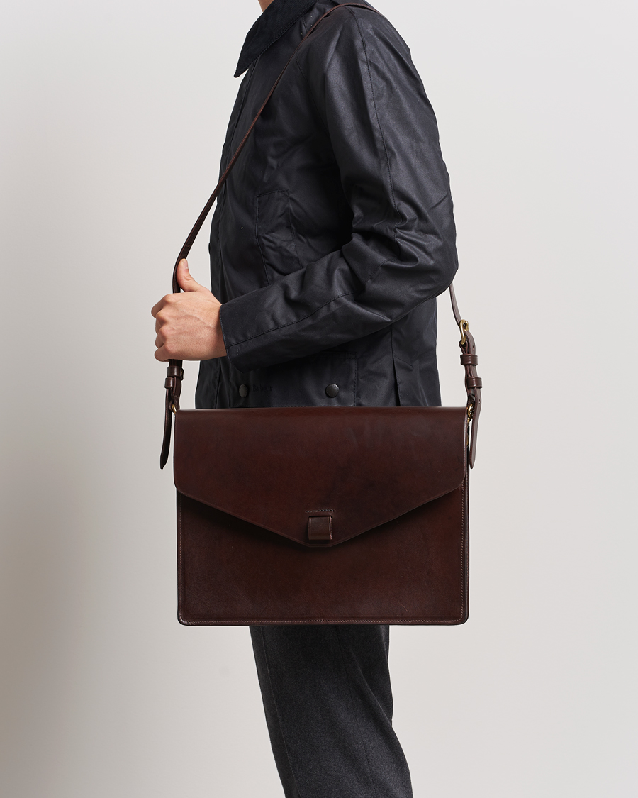 Homme | Sacs | Tärnsjö Garveri | Messenger Bag 3-In-1 Dark Brown