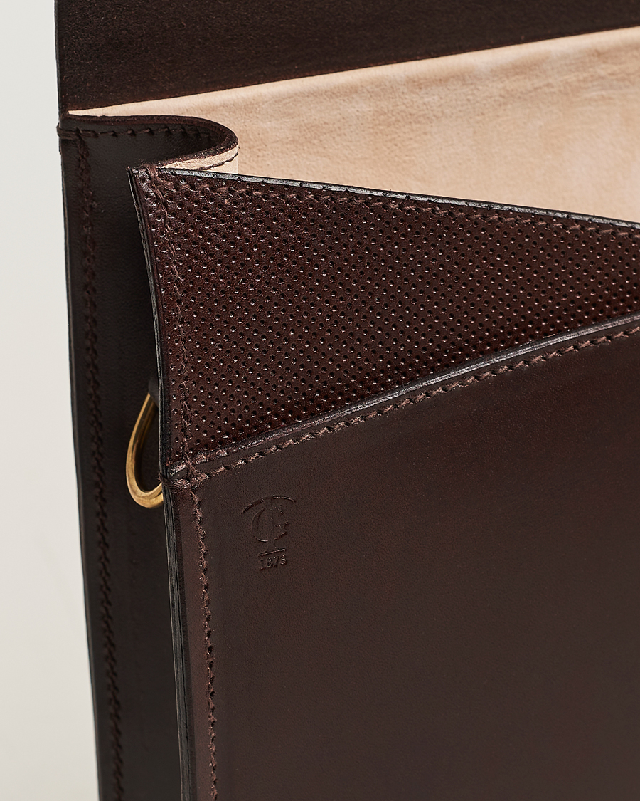 Homme | Sacs | Tärnsjö Garveri | Messenger Bag 3-In-1 Dark Brown
