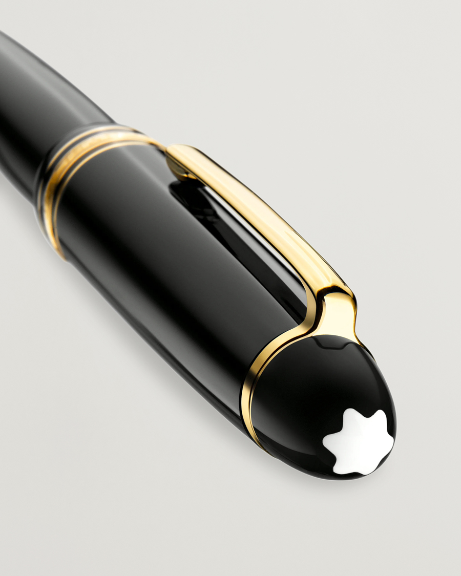 Homme | Stylos | Montblanc | 162 Meisterstück Rollerball LeGrand Pen Black/Yellow Gold