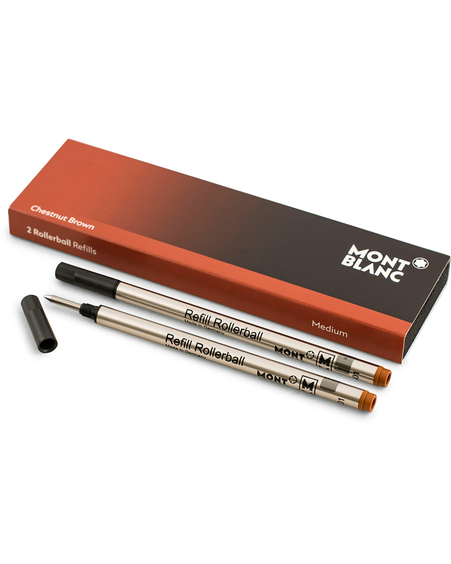 Homme | Montblanc 2 Rollerball Refills Chestnut Brown | Montblanc | 2 Rollerball Refills Chestnut Brown
