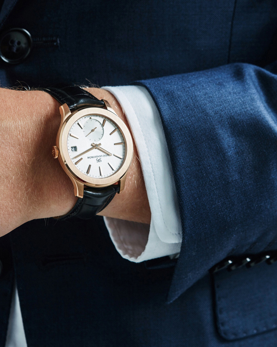 Homme | Sjöö Sandström Royal Capital AU-1740-1 Limited Edition Black Alligator | Sjöö Sandström | Royal Capital AU-1740-1 Limited Edition Black Alligator