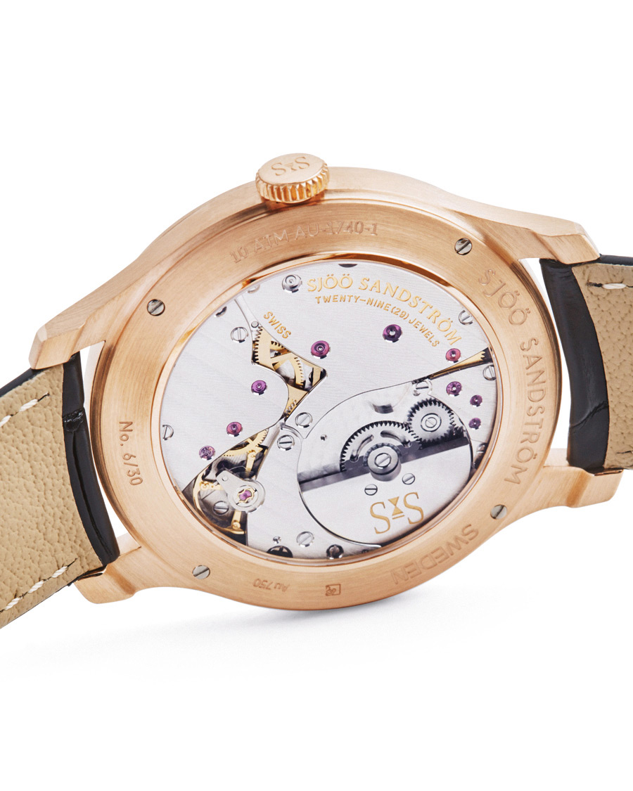 Homme | Sjöö Sandström Royal Capital AU-1740-1 Limited Edition Black Alligator | Sjöö Sandström | Royal Capital AU-1740-1 Limited Edition Black Alligator