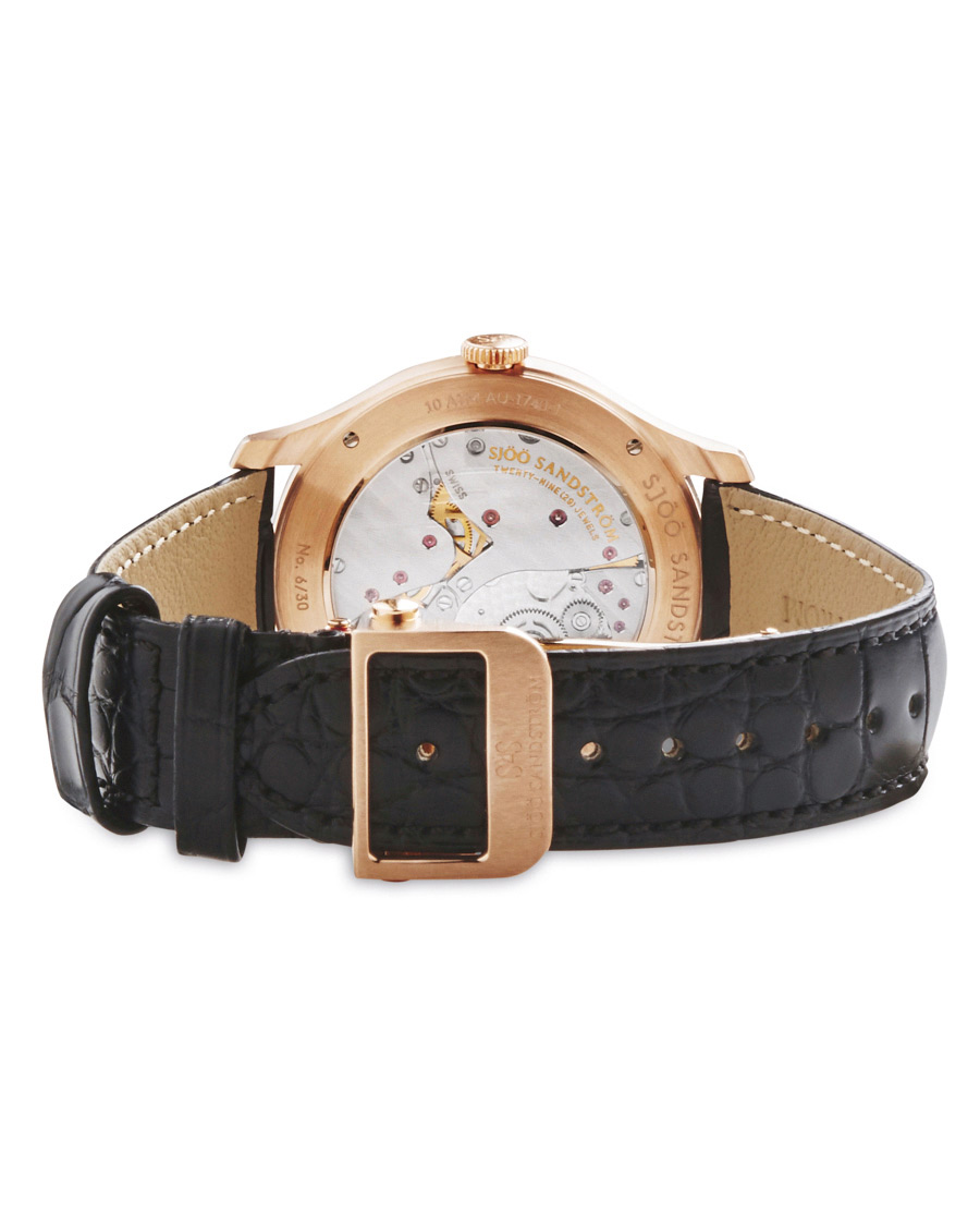 Homme | Sjöö Sandström Royal Capital AU-1740-1 Limited Edition Black Alligator | Sjöö Sandström | Royal Capital AU-1740-1 Limited Edition Black Alligator