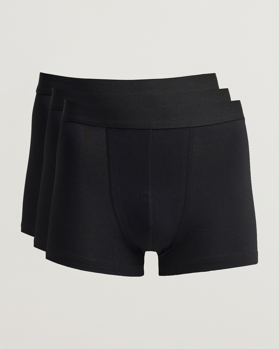 Homme | Sous-Vêtements Et Chaussettes | Bread & Boxers | 3-Pack Boxer Brief Black