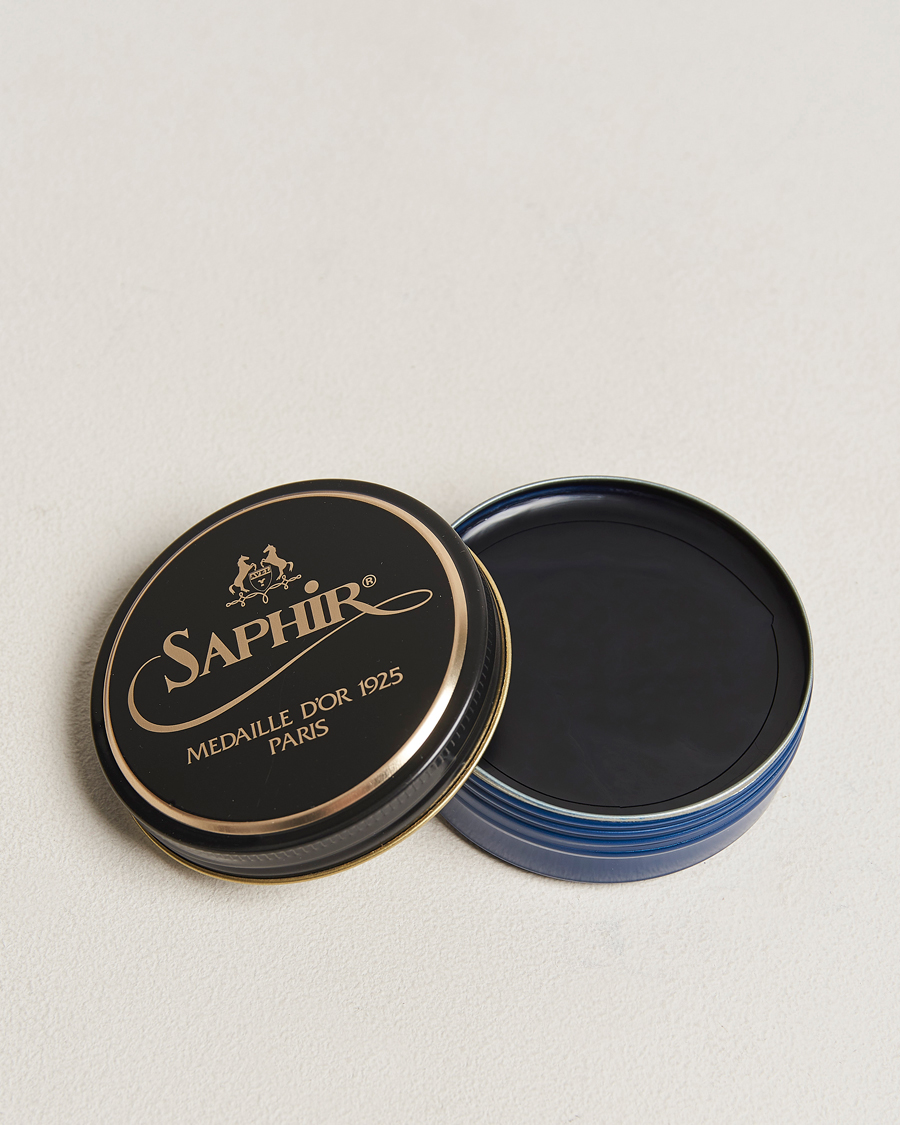 Homme | Entretien Chaussures | Saphir Medaille d'Or | Pate De Lux 50 ml Navy Blue