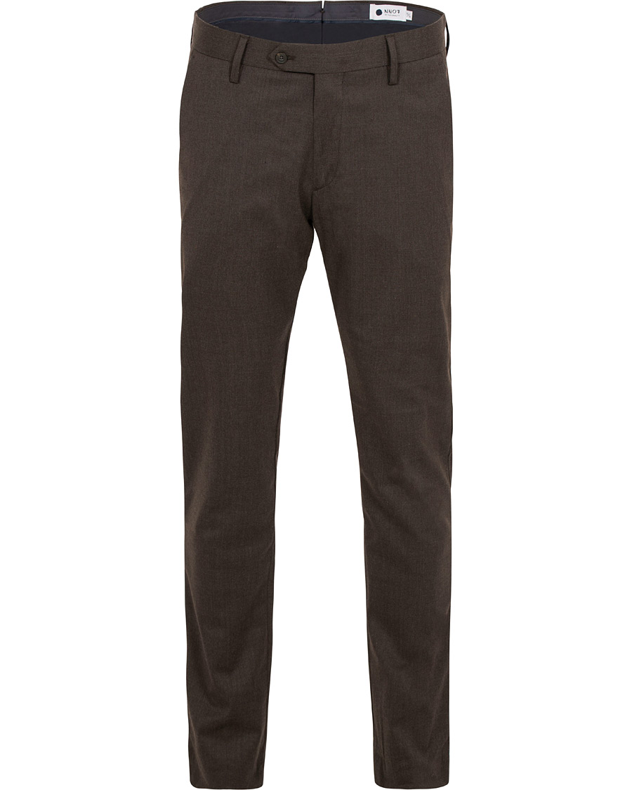 Homme | Pantalons | NN07 | New Theo 1249 Wool Trousers Brown