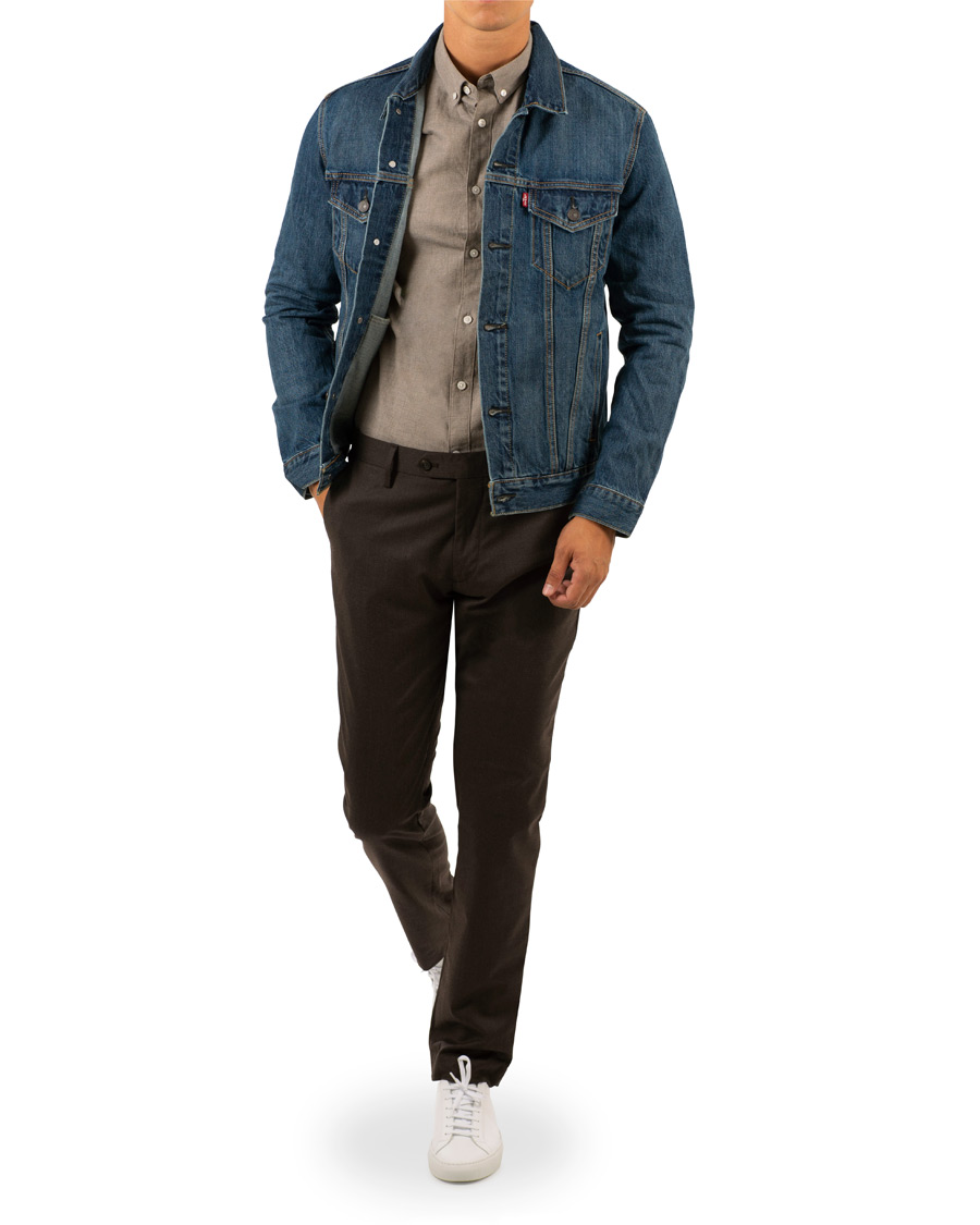 Homme | Pantalons | NN07 | New Theo 1249 Wool Trousers Brown