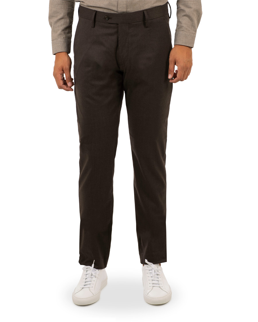 Homme | Pantalons | NN07 | New Theo 1249 Wool Trousers Brown