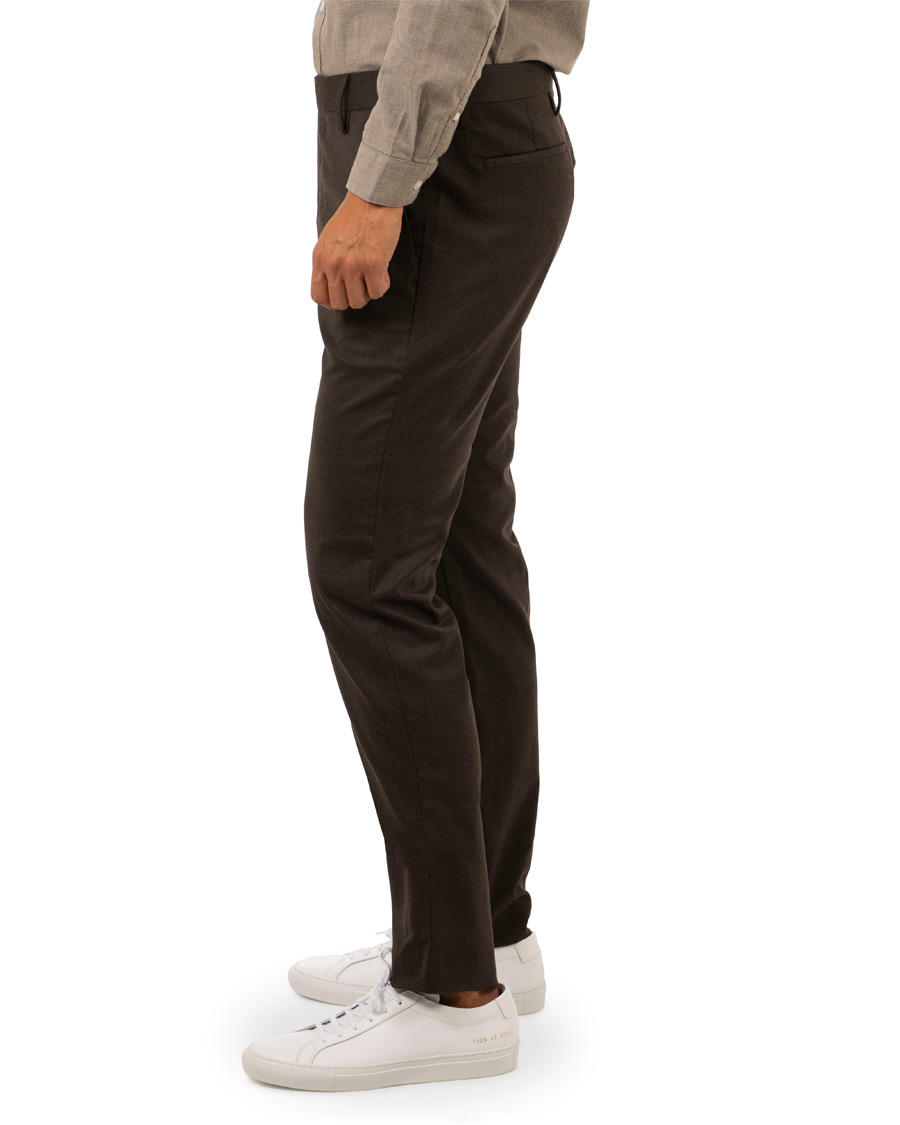 Homme | Pantalons | NN07 | New Theo 1249 Wool Trousers Brown