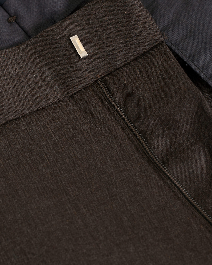 Homme | Pantalons | NN07 | New Theo 1249 Wool Trousers Brown