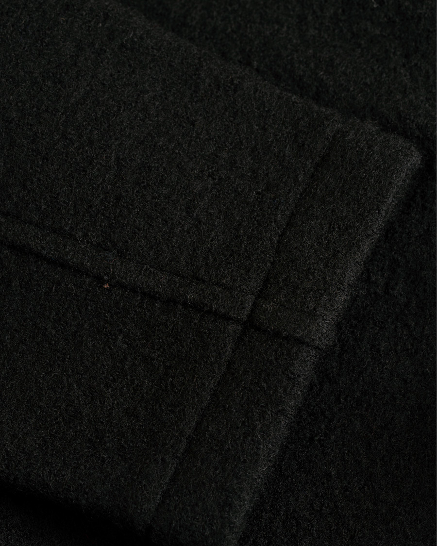 Homme | Manteaux Et Vestes | NN07 | Oswald Wool Stand Up Collar Overshirt Black